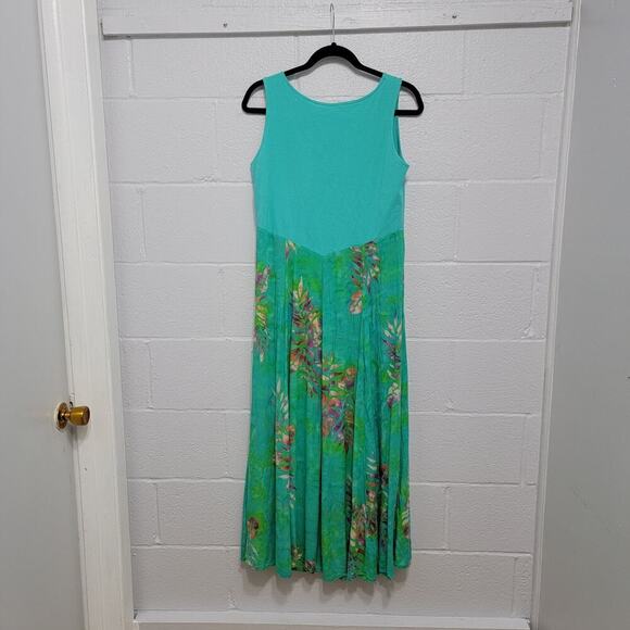 Soft Surroundings Batik Maxi Sleeveless Dress Small - Picture 3 of 10